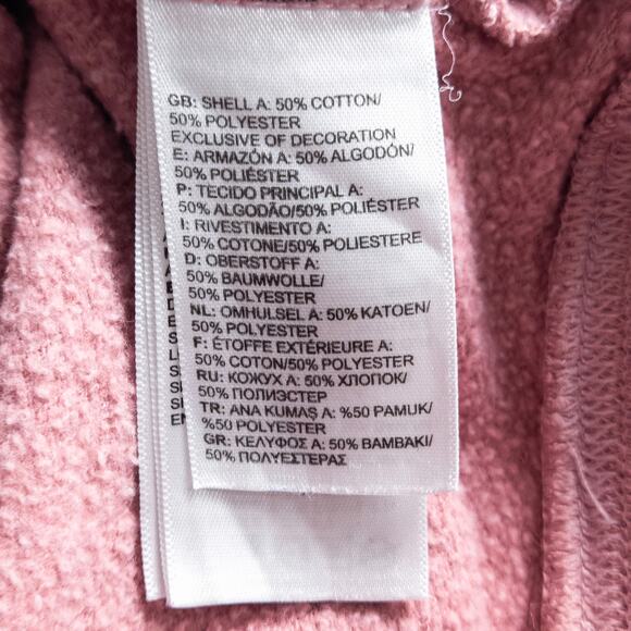 The North Face Women’s Hoodie Pink Size L Color Pop Athleisure Streetwear - Picture 8 of 10